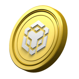 Dans la section des statistiques de la plateforme Essor Invexaro, élément décoratif lié à la cryptomonnaie BNB de Binance