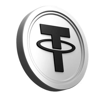 Dans la section de confiance de la communauté de trading, élément de cryptomonnaie Tether USDT